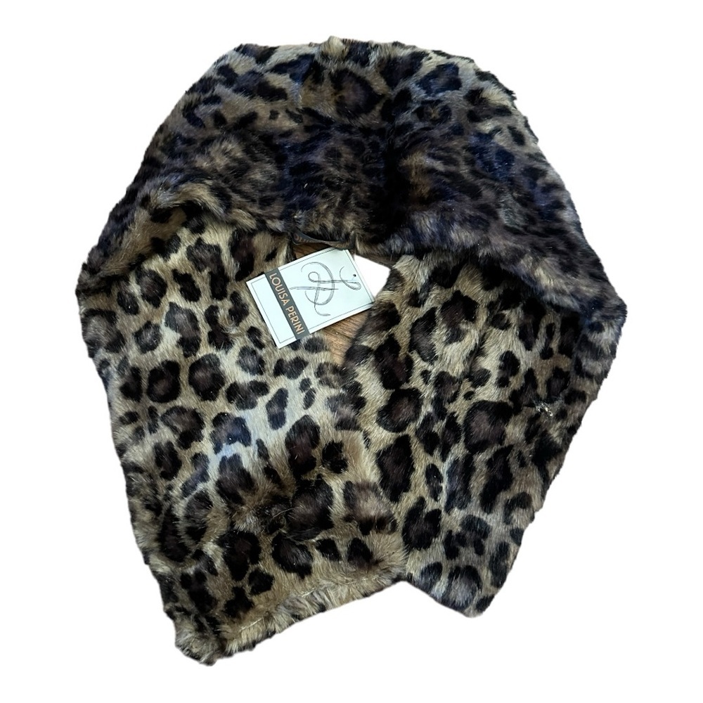Louisa Perini Faux Fur Neck Wrap‎ nwt